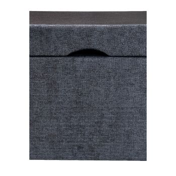 BOX BIO BAÚ BLINDADO AL SOLTEIRO 088X188X38 LINHO PRETO