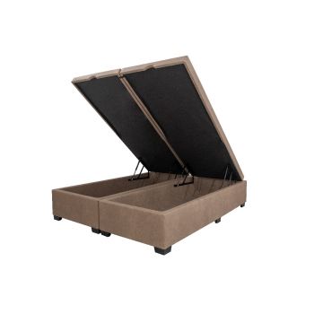 BOX BIO BAÚ BLINDADO AF KING SIZE 096X203X38 LINHO CAQUI